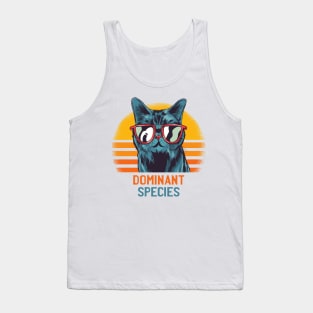 funny cat – Dominant species (light) Tank Top